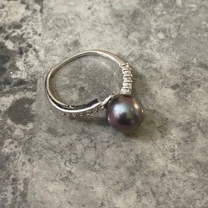 Tahitian Pearl Ring w/ purchase receipt auth